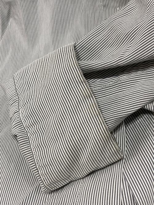 MARGARET HOWELL（マーガレットハウエル）MARGARET HOWELL (マーガレットハウエル) フェイバリットシャツ ホワイト×グレー サイズ:Ⅰの古着・服飾アイテム