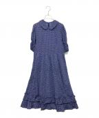 Jane Marpleジェーンマープル）の古着「ドットワンピース」｜ブルー