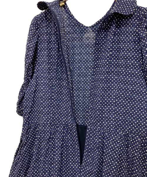 Jane Marple（ジェーンマープル）Jane Marple (ジェーンマープル) ドットワンピース ブルー サイズ:Mの古着・服飾アイテム
