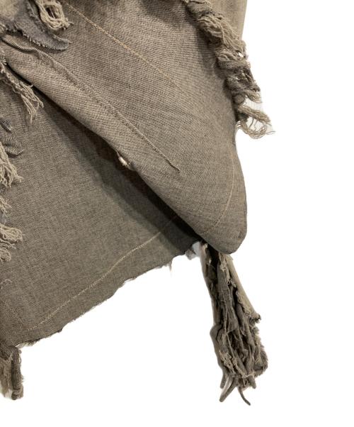 DRKSHDW（ダークシャドウ）DRKSHDW (ダークシャドウ) 23AW ダメージ加工スライバースカート グレー サイズ:31の古着・服飾アイテム