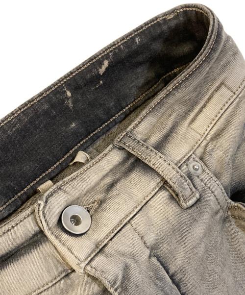 DRKSHDW（ダークシャドウ）DRKSHDW (ダークシャドウ) 23AW ダメージ加工スライバースカート グレー サイズ:31の古着・服飾アイテム