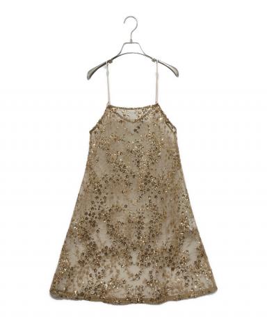 中古・古着通販】yae (ヤエ) Flower spangle camisole dressフラワー