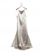 Katrinカトリン）の古着「w strap satin camisole onepiece」｜ピンク