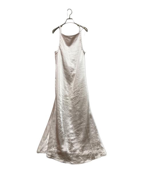Katrin（カトリン）Katrin (カトリン) w strap satin camisole onepiece ピンク サイズ:FREEの古着・服飾アイテム