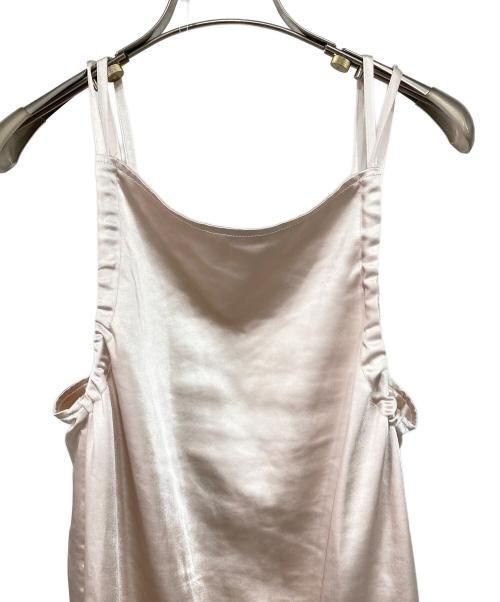 Katrin（カトリン）Katrin (カトリン) w strap satin camisole onepiece ピンク サイズ:FREEの古着・服飾アイテム