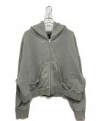 entire studiosエンタイアスタジオ）の古着「ETERNAL ZIP SOOT」｜グレー