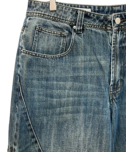 ZARA（ザラ）ZARA (ザラ) バルーンフィットステッチジーンズ インディゴ サイズ:42の古着・服飾アイテム