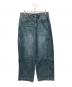 ZARA（ザラ）の古着「バルーンフィットステッチジーンズ」｜インディゴ