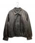 CROFT&BARROW（クロフトアンドバロー）の古着「レザージャケット」｜ブラック