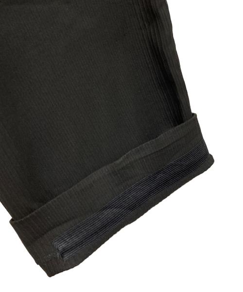 LA BOUCLE（ラ ブークル）LA BOUCLE (ラ ブークル) 1タックイージーコードストライプ ブラック サイズ:3の古着・服飾アイテム