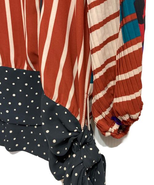 Diane Fries（ダイアンフレイス）Diane Fries (ダイアンフレイス) ヴィンテージ総柄セットアップ ブラウン サイズ:-の古着・服飾アイテム