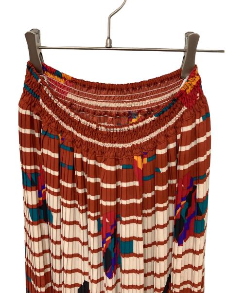 Diane Fries（ダイアンフレイス）Diane Fries (ダイアンフレイス) ヴィンテージ総柄セットアップ ブラウン サイズ:-の古着・服飾アイテム