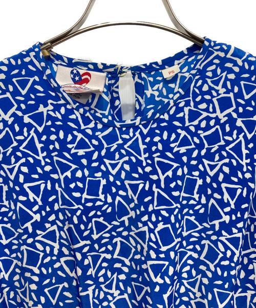 SUSAN FRIES（スーザンフライズ）SUSAN FRIES (スーザンフライズ) ワンピース ブルー サイズ:-の古着・服飾アイテム