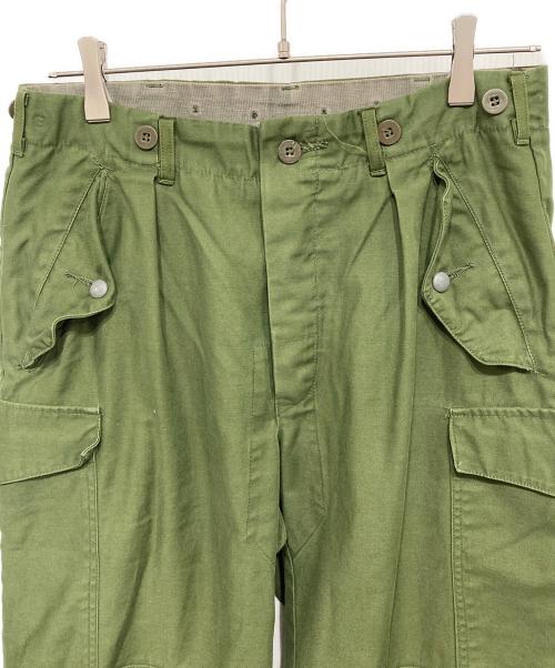 Swedish Military（スウェーデン ミリタリー）Swedish Military (スウェーデン ミリタリー) M59カーゴパンツ グリーン サイズ:46の古着・服飾アイテム