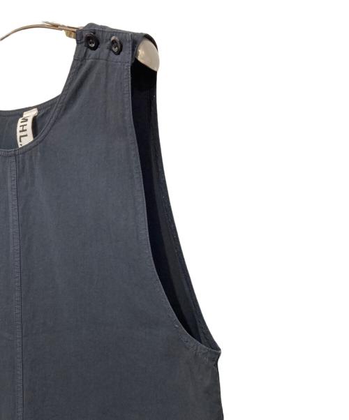 MHL（エムエイチエル）MHL (エムエイチエル) ガーメントダイノースリーブワンピース ネイビー サイズ:1の古着・服飾アイテム