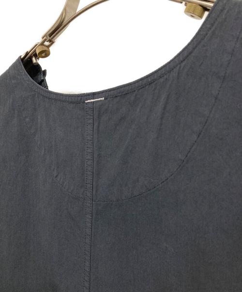 MHL（エムエイチエル）MHL (エムエイチエル) ガーメントダイノースリーブワンピース ネイビー サイズ:1の古着・服飾アイテム