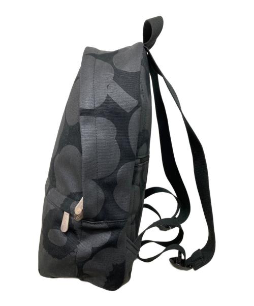 marimekko（マリメッコ）marimekko (マリメッコ) Pieni Unikko Enni Wx バックパック ブラックの古着・服飾アイテム