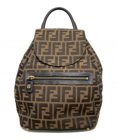 中古・古着通販】FENDI (フェンディ) ズッカ柄ミニリュック ブラウン