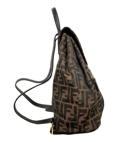 FENDI（フェンディ）FENDI (フェンディ) ズッカ柄ミニリュック ブラウンの古着・服飾アイテム