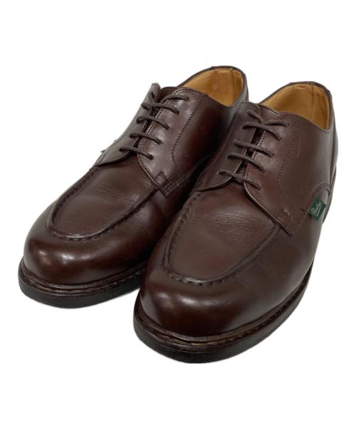 PARABOOT（パラブーツ）PARABOOT (パラブーツ) シャンボード レザーシューズ ブラウン サイズ:7の古着・服飾アイテム