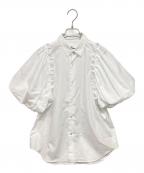 noir kei ninomiyaノワール ケイ ニノミヤ）の古着「25SS パフスリーブシャツ」｜ホワイト