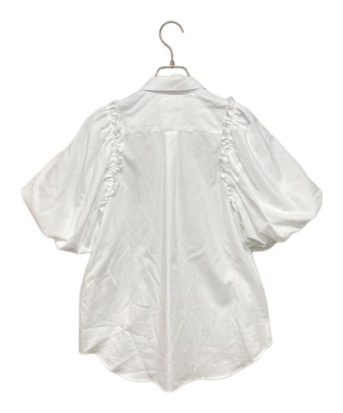 noir kei ninomiya（ノワール ケイ ニノミヤ）noir kei ninomiya (ノワール ケイ ニノミヤ) 25SS パフスリーブシャツ ホワイト サイズ:Sの古着・服飾アイテム