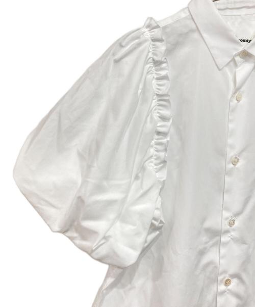 noir kei ninomiya（ノワール ケイ ニノミヤ）noir kei ninomiya (ノワール ケイ ニノミヤ) 25SS パフスリーブシャツ ホワイト サイズ:Sの古着・服飾アイテム