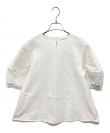 BALLSEY（ボールジィ）の古着「ジャージーコンビ ランタンスリーブプルオーバー」｜ホワイト