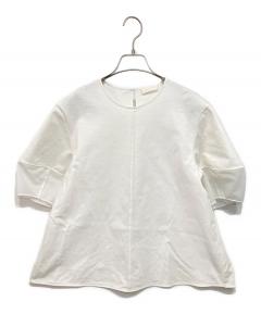 中古・古着通販】YORI (ヨリ) ソリッドバックフレアTee ホワイト