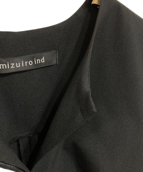 mizuiro-ind（ミズイロインド）mizuiro-ind (ミズイロインド) ノースリーブワンピース ブラック サイズ:-の古着・服飾アイテム