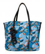 IBIZAイビザ）の古着「マルチカラートートバッグ」｜ブルー