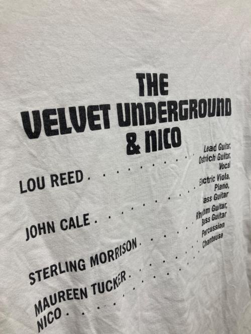 SUPREME（シュプリーム）SUPREME (シュプリーム) The Velvet Underground & Nico Tee ホワイト サイズ:Lの古着・服飾アイテム