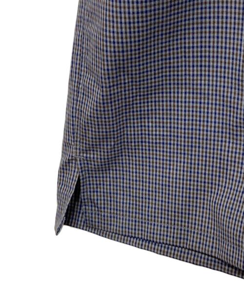 SCYE（サイ）Scye (サイ) ガンクラブ チェック シャツ ネイビー サイズ:40の古着・服飾アイテム
