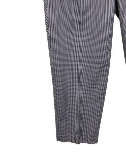 SCYE（サイ）SCYE (サイ) ガンクラブ チェックパンツ ネイビー サイズ:38の古着・服飾アイテム