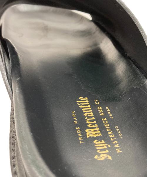 Scye Mercantile（サイ マーカンタイル）Scye Mercantile (サイ マーカンタイル) To&Co (トゥー＆コー) Vitello Crassico UNICOレザーサンダル ブラック サイズ:43の古着・服飾アイテム