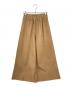 Arpege story（アルページュストーリー）の古着「リネン混リラクシーワイドパンツ」｜キャメル