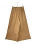 Arpege story (アルページュストーリー) リネン混リラクシーワイドパンツ キャメル：5000円