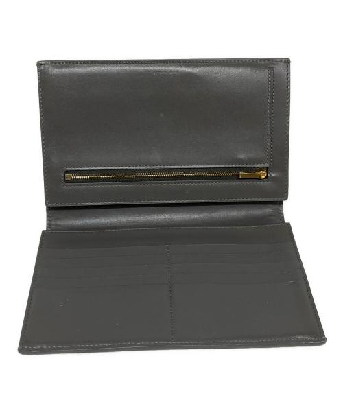 CELINE（セリーヌ）CELINE (セリーヌ) ストラップウォレットラージ グレーの古着・服飾アイテム