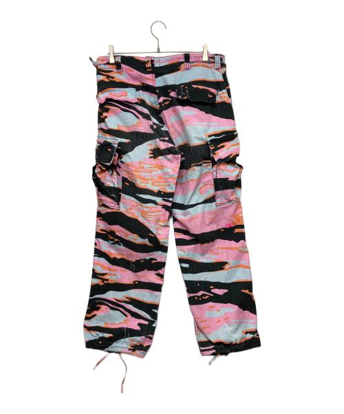 ERL（イーアールエル）ERL (イーアールエル) Straight Floral Print Cargo Pants ピンク サイズ:Mの古着・服飾アイテム