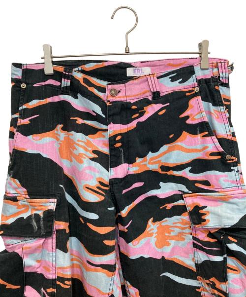 ERL（イーアールエル）ERL (イーアールエル) Straight Floral Print Cargo Pants ピンク サイズ:Mの古着・服飾アイテム
