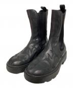 MIU MIUミュウミュウ）の古着「エンブロイダリーチェルシーブーツ」｜ブラック