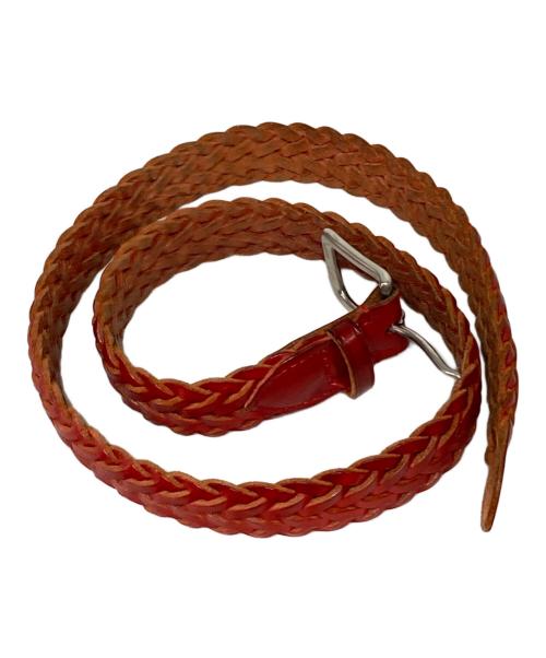 Whitehouse Cox（ホワイトハウスコックス）Whitehouse Cox (ホワイトハウスコックス) メッシュベルト レッド サイズ:32/80の古着・服飾アイテム