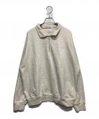 U by SPICK&SPANユー バイ スピック＆スパン）の古着「ハーフジップ裏毛プルオーバー」｜グレー