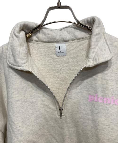U by SPICK&SPAN（ユー バイ スピック＆スパン）U by SPICK&SPAN (ユー バイ スピック＆スパン) ハーフジップ裏毛プルオーバー グレー サイズ:-の古着・服飾アイテム
