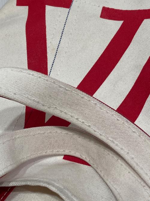 VARIOUS ARTISTS（ヴァリアス・アーティスト）VARIOUS ARTISTS (ヴァリアス・アーティスト) L.L.Bean Boat And Tote Medium レッドの古着・服飾アイテム