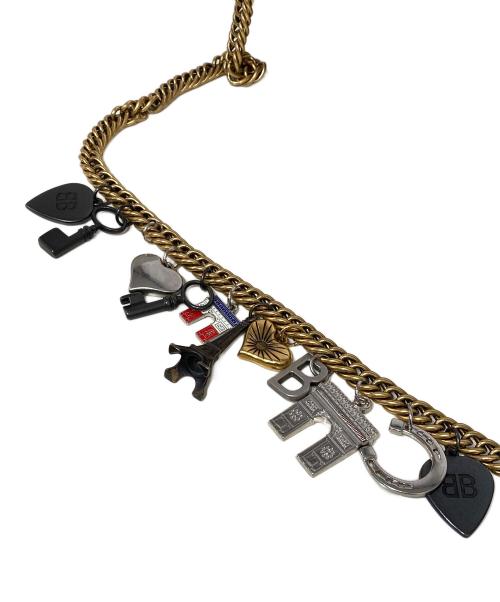 BALENCIAGA（バレンシアガ）BALENCIAGA (バレンシアガ) BBラウンド ショルダーバッグ ベージュの古着・服飾アイテム