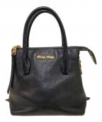 MIU MIUミュウミュウ）の古着「マドラス 2wayショルダーバッグ」｜ブラック