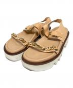 DSQUARED2ディースクエアード）の古着「vibram ストラップサンダル」｜ブラウン