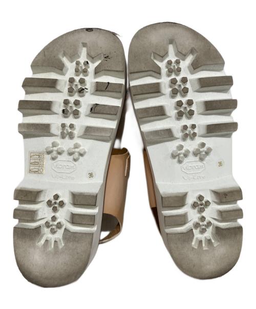 DSQUARED2（ディースクエアード）DSQUARED2 (ディースクエアード) vibram ストラップサンダル ブラウン サイズ:36の古着・服飾アイテム