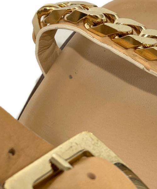 DSQUARED2（ディースクエアード）DSQUARED2 (ディースクエアード) vibram ストラップサンダル ブラウン サイズ:36の古着・服飾アイテム